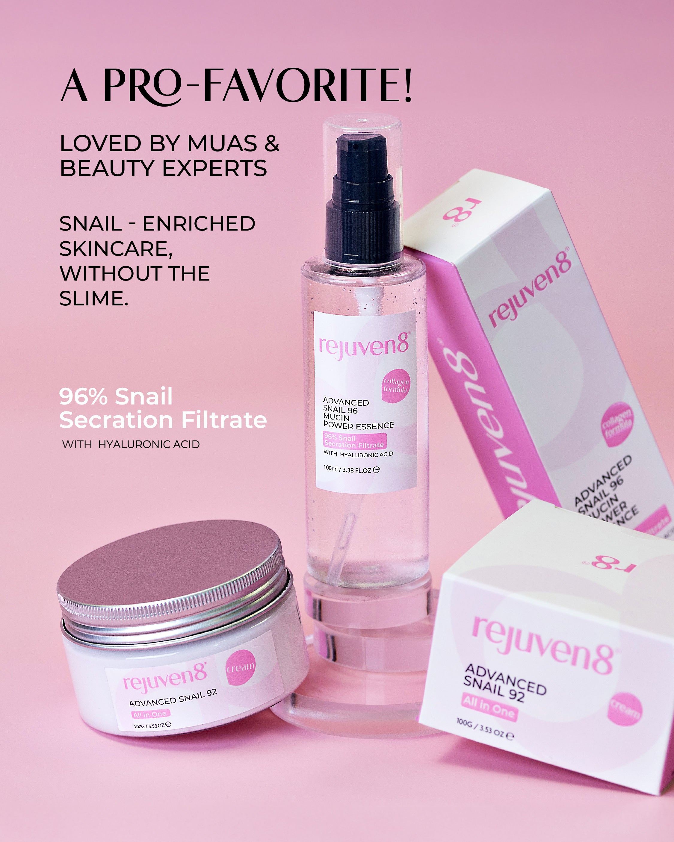 Rejuven8 Advanced Snail 92 All In One Cream - 100g