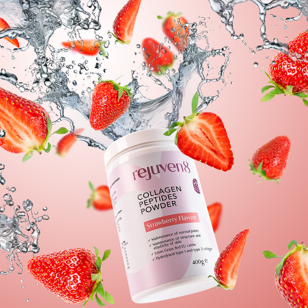 Strawberry Flavour Collagen Peptides Powder (14 Day Supply) 400g